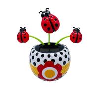 Decorazione solare per auto: giocattoli solari da ballo, giocattolo da ballo carino oscillante, facile installazione, decorazioni per il davanzale della finestra o il tavolo dell'automobile, buona