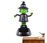 Decorazione Solare Per Di Halloween - Simpatica Statuetta Mobile Con Movimento Oscillante Alimentato A Energia Solare E Struttura Leggera, Ornamento Decorativo Per Creare Un'atmosfera Gioco