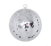Decorazione solida d'argento del DJ della costruzione della schiuma della | Nucleo in schiuma solida, design leggero, piccoli quadrati a specchio, finitura argento, diametro 25,4 cm