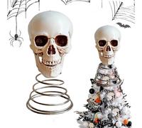 Decorazione Spaventosa Con Teschio Per Albero Festivo, Accessori Scheletro Horror Per Noleggio Hotel Casa Ufficio Caffetteria | Teschio Tocco Albero, Prop Scheletro Horror Halloween Installazione Sta