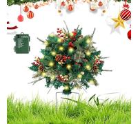 Decorazione stagionale artificiale illuminata | Riempimento vaso decorativo per feste - per interni esterni portico porta d'ingresso senza porta patio giardino