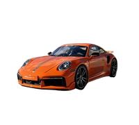 Decorazione Statica In Metallo Per Veicoli Porsche 911 Turbo S 20° Anniversario In Scala 1 18 Da Collezione Espositiva Giocattoli Metal Vehicles non RC(Arancia)