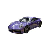 Decorazione Statica In Metallo Per Veicoli Porsche 911 Turbo S 20° Anniversario In Scala 1 18 Da Collezione Espositiva Giocattoli Metal Vehicles non RC(Purple)