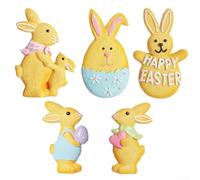 Decorazione stravagante da appendere con un coniglietto pasquale e design in materiale robusto