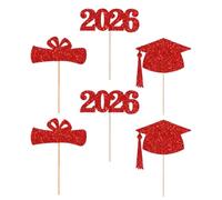 Decorazione Superiore per Bouquet di Laurea - Decorazioni per Torte - 2026 Floreali per la Laurea | Per Cibo, Per Tavola Da Pranzo, Per Scrivania, Per Feste, Per