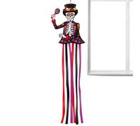 Decorazione Teschio Per Giorno Dei Morti Ornamento Scheletro Riutilizzabile | Decorazioni Da Interno Halloween Per Case Porte Giardini Fattorie Scuole Uffici Feste Autunno Famiglie