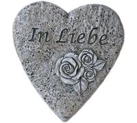 ,Decorazione Tombale, Decorazione per Lapide a Forma Di Cuore Con Scritta "In Am