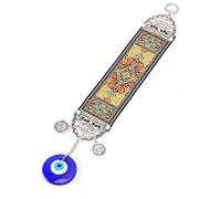 Decorazione turca per la casa, decorazione d'interni Decorazione turca Evil Eye Decor fatta a mano per la casa per l'ufficio per l'auto(Cerchio dorato)