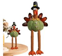 Decorazione Turchia del Ringraziamento - Lavato Cartone Animato 9.8 Pollici Decorazioni Giocattoli Morbido | Carino decorazione della casa per la stanza dei bambini, cuscino di panchina, sonno