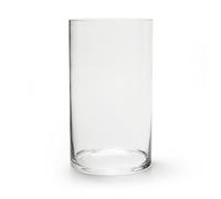 Decorazione Vaso di Vetro Cilindro Tour H.35cm D.20cm Tondo Trasparente Jodeco