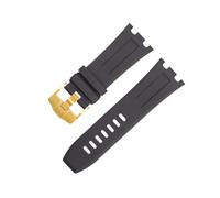 Decorazioni 28mm Natura Fluoro Gomma Morbida Braccialetto Accessori Cinturino Per AP Cinturino Per E Cintura 15710/15703 Non Qucik Rilascio Bella, 28MM, A