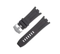 Decorazioni 28mm Natura Fluoro Gomma Morbida Braccialetto Accessori Cinturino Per AP Cinturino Per E Cintura 15710/15703 Non Qucik Rilascio Bella, 28MM, A