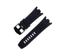 Decorazioni 28mm Natura Fluoro Gomma Morbida Braccialetto Accessori Cinturino Per AP Cinturino Per E Cintura 15710/15703 Non Qucik Rilascio Bella, 28MM, A