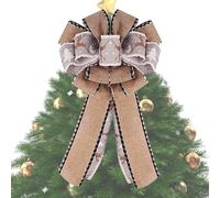 Decorazioni A Fiocchi Natalizi | Grande Ornamento Decorativo - Fiocchi Decorativi Per Il Natale | Per Esterno Per Compleanno Per Vacanza Per Inverno Per Festa Per Matrimonio Per La Porta D'Ingresso