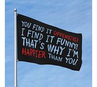 Decorazioni a forma di birra per uomo, con scritta "You Find It Offensive, I Find It", per stanza (30 x 45 cm)