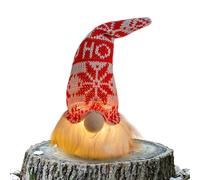 Decorazioni a forma di con a LED, per feste natalizie, fatte a mano, in peluche, decorazione per interni, decorazione per la tavola, per casa, caminetto, armadi, mensole, mensole, interni