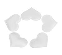 Decorazioni a Forma di Cuore, 500 Pezzi Fai da Te Decorazioni per Matrimoni, Artigianato Fatto a Mano, Accessori per Capelli, 5 Colori, Scegli la (3,2 cm White 500 pezzi/pacchetto)