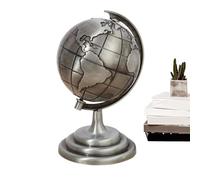 Decorazioni a forma di globo, educative/geografico/moderno desktop, ornamento vintage per la libreria domestica, decorazione per scrivania scolastica, globi di terra per conoscenza