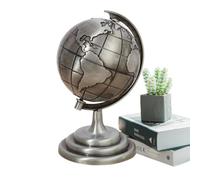 Decorazioni a forma di globo, educative/geografico/moderno desktop, ornamento vintage per la libreria domestica, decorazione per scrivania scolastica, globi di terra per conoscenza