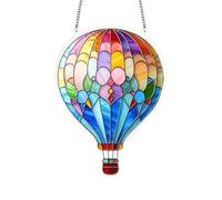 Decorazioni a Forma di Mongolfiera | Pendente Parete 2D Palloncini In Acrilico Colorato,Incanto Decorativo Per Esterni Ideale Feste Matrimoni Compleanni Balcone Terrazzo