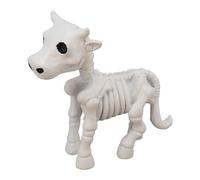 Decorazioni a Forma di Scheletro di Mucca, Statuette di Ossa di Animali realistiche in Resina per Case infestate, Feste in Giardino