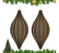 Decorazioni A Per L'Albero Di Natale In Velluto | 2 Pezzi Forma a Losanga | Palline Per Albero Di Natale Antiurto Decorazioni,per Interni Davanzali Cortile Raduni Familiari Feste Natalizie Portico Gia