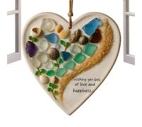 Decorazioni A Tema Amore,L'D'Arte Piatta In Acrilico 2D | Decorazione A Forma Di Cuore - Per Feste, Per Vacanze, Per Casa, Per Cucina, Per Patio, Per Giardino, Per Stanza Esterna