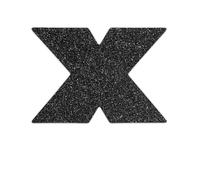 Decorazioni Adesive per Seno Bijoux Indiscrets Flash - Croce Nera