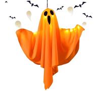 Decorazioni Albero Di Halloween | Fantasma Luminoso Spaventoso - Ciondolo Decorativo per Aula Festa Casa Finestra Mensola Giardino Parete Camera Da Letto