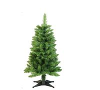 Decorazioni Albero di Natale Piccolo da 3 Piedi, 160 Punte di Rami in PVC, Rosa ciliegio, Albero di Natale a Batteria, Centro Commerciale, Ufficio Domestico Inverno(Groen)