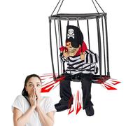 Decorazioni animate di Halloween, in gabbia attivato dal movimento
