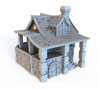 Decorazioni Architettura Medievale - Casa In Pietra