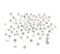 Decorazioni artistiche di lusso ciondolo strass gioielli ornamento cristallo di vetro design accessori manicure