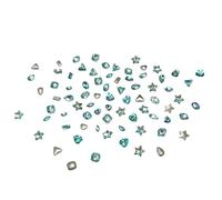 Decorazioni artistiche di lusso ciondolo strass gioielli ornamento cristallo di vetro design accessori manicure