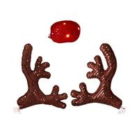 Decorazioni Auto Natale Divertente Impermeabile | Kit Corna Per Auto Veicoli Per Feste Vacanze E Capodanno Camion Camper SUV Veicoli Esterni Famiglia E