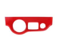 Decorazioni Auto Per Dodge Per Challenger 2015 Up Per Charger 2010 Per La Copertura Decorativa Del Pulsante Dell'interruttore Dei Fari Dell'auto(Rosso)