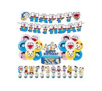 Decorazioni Buon Compleanno Doraon Decoraciones di Compleanno Doraon Deco Palloncino Pokonyan Palloncini Feste Topper Torta Pokonyan Festone Buon