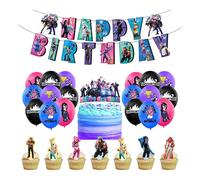 Decorazioni Buon Compleanno Festa di Compleanno Palloncini Festa Palloncino Festa Topper per Torta Striscione