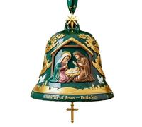 Decorazioni Campane Di Natale | Pendenti Per Festa Della Natività - Ornamenti Da Appendere Per Albero Di Natale | Per Casa Cena Scuola Ristorante Matrimonio Compleanno Raduno Familiare