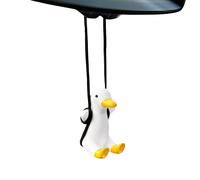 Decorazioni carine per auto, anatra con occhiali da sole a dondolo da appendere in auto e a casa, con un look creativo unico.