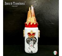 decorazioni casa bambola accessori castello torre regina corona oro principessa