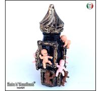 decorazioni casa da bambola castello vaso vintage collezione leone corona regalo