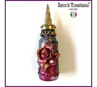 decorazioni casa bambola castello vaso vintage da collezione torre rose giardino