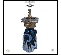 decorazioni casa collezionismo scultura 3d vetro vaso vintage stelle luna città1
