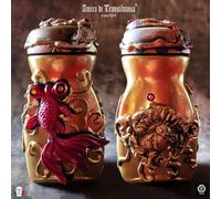 decorazioni casa collezionismo vetro vaso fiabe pesce rosso oro raro idea regalo