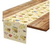 Decorazioni classiche per baby shower di Winnie the Pooh, decorazione per feste di compleanno Pooh, tovaglie Winnie the Pooh, tovaglia gialla Pooh, Winnie Gender Reveal forniture per feste di