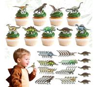 decorazioni commestibili dino rex dinosauro per cupcake torte muffin dessert alimentari feste eventi baby shower party accessori celebrazioni