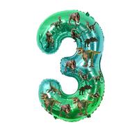 Decorazioni Compleanno Dinosauri,81cm Palloncini Foil Dino 3 Anni, Palloncini Numeri 3,Palloncini Dinosauri Compleanno 3 Anni, per Festa Tema Dinosauri Dino Palloncini Party Compleanno Decorazione