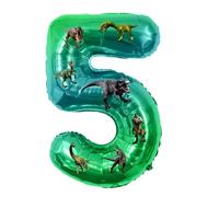 Decorazioni Compleanno Dinosauri,81cm Palloncini Foil Dino 5 Anni, Palloncini Numeri 5,Palloncini Dinosauri Compleanno 5 Anni, per Festa Tema Dinosauri Dino Palloncini Party Compleanno Decorazione