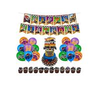 Decorazioni Compleanno Monster Truck Feste di Compleanno Monster Jam Palloncini Compleanno Monstertruck Palloncino Compleanno Mostro Camion Topper Torte Monster Jam Festone per Compleanno